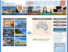 Tablet Screenshot of housesaustralia.com.au